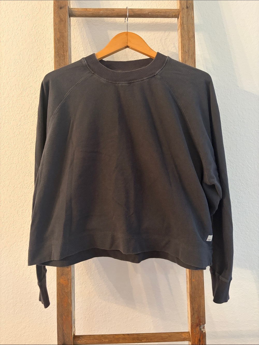 Vuori Women's Dark Charcoal Crewneck Sweatshirt